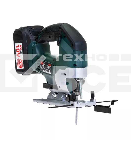 Лобзик электрический профессиональный бесщеточный KLPRO KLDT18B-80 (18В, Li-ion-2шт, 8.0А·ч, патрубок для пылесоса, полотна (дерево/металл, З/У-4А, кейс)