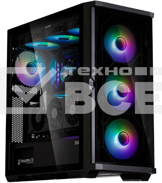Компьютерный корпус ZALMAN Z10 DUO, ATX, BLACK, WINDOW, 2x3.5