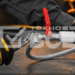 Клещи переставные Denzel обливные рукоятки, 180 мм, фото6