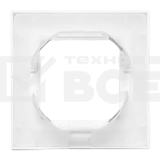 Рамка Эпика 1-местная, IP44, белая, пластик, фото4