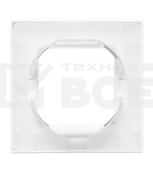 Рамка Эпика 1-местная, IP44, белая, пластик