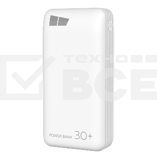 Портативный аккумулятор MORE CHOICE (4627151193649) PB52-30 белый - 30000mAh 2USB