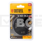 Насадка для МФИ Denzel отрезная полукруг., HSS, по металлу и дереву, 80 х 1,2 мм, мелкий зуб, фото4