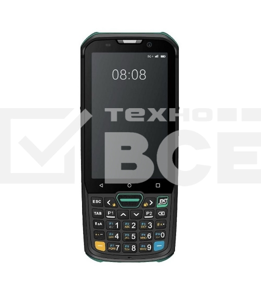 Терминал сбора данных Mindeo M40 2D/WiFi/LTE/NFC/4/64Gb/C/5100mAh/USB/EU/ремень 