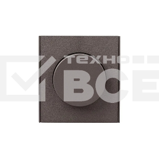 Светорегулятор Kranz KR-78-0732-6 STRONG (диммер) 300Вт с/у графит