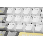 Клавиатура проводная A4Tech Bloody S87 Energy (S87 USB ENERGY WHITE) USB белый/желтый, фото5