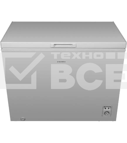 Морозильный ларь Maunfeld MFL200GR, серый, 200л