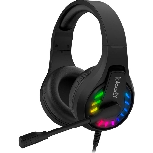 Гарнитура Bloody G230P чёрный, проводная, USB, подсветка