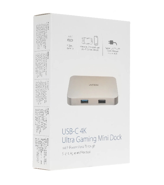 Док-станция ATEN UH3235-AT, USB Type-C, USB 2.0 Type-A/USB 3.2 Gen 1 Type-A, USB Type-C