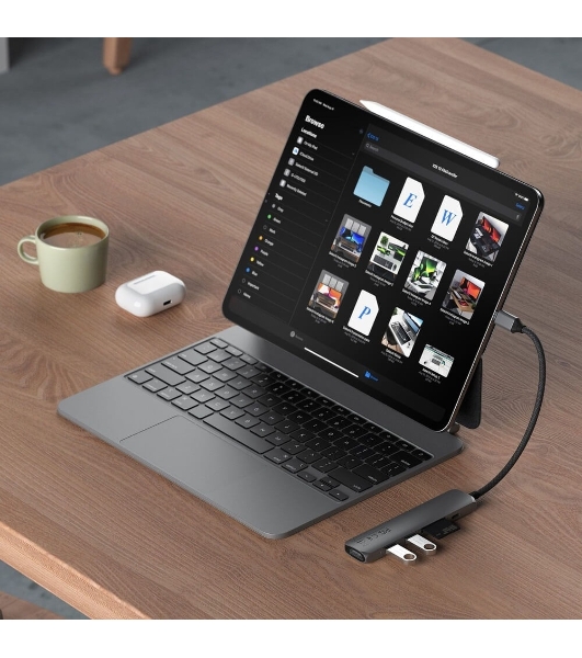 Док-станция Satechi ST-P6SM, USB Type-C, USB Type-C/HDMI/2xUSB Type-A/SD/microSD, USB Type-C