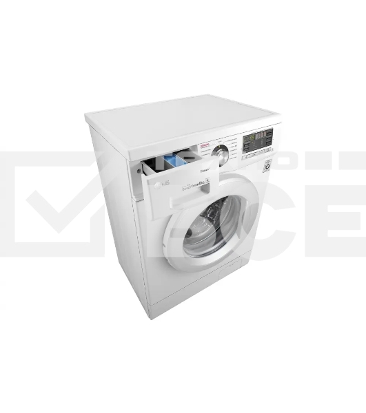 Стиральная машина LG F1296NDS0 белый, загрузка фронтальная 6 кг, 1200 об/мин., класс: А