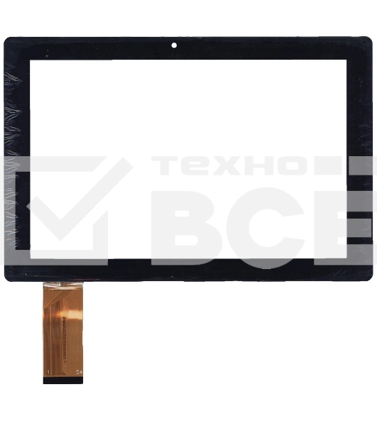 Сенсорное стекло (тачскрин) для Irbis TW98. черное