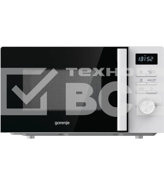 Микроволновая печь Gorenje MO20A3WH белый, 20 л, 800 Вт, переключатели - кнопки/поворотный механизм