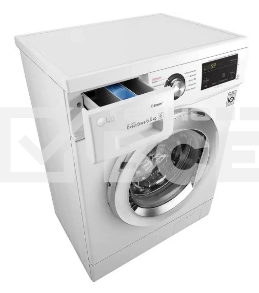 Стиральная машина LG F2J3WS2W белый, загрузка фронтальная 6,5 кг, 1200 об/мин., класс: А