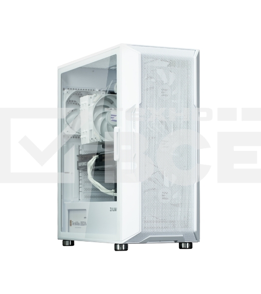 Компьютерный корпус ZALMAN I3 NEO ARGB WHITE, ATX, WHITE, FRONT MESH, WINDOW, 2x3.5