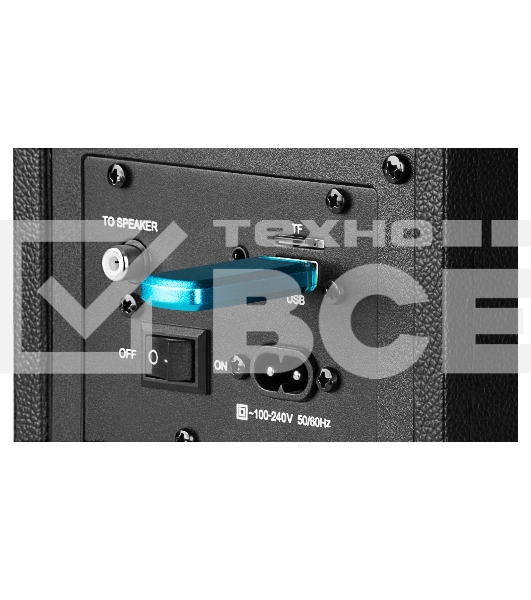 Колонки SVEN SPS-730 2.0 чёрные (2x25Вт , экокожа, USB/SD, пульт ДУ, Bluetooth)