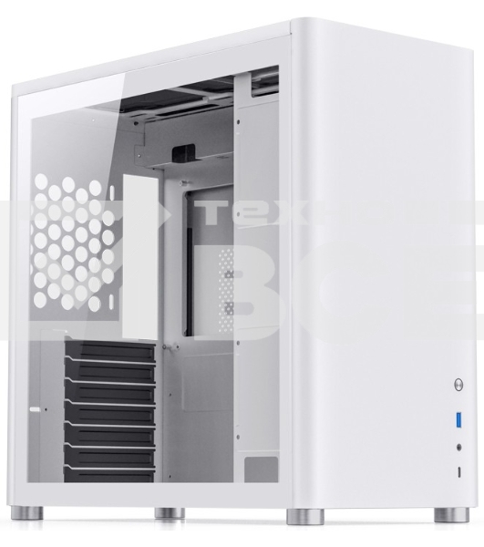 Корпус JONSBO D40 White без БП, боковая панель из закаленного стекла, mini-ITX, micro-ATX, ATX, белый