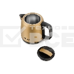 Чайник электрический Kitfort KT-6111 1л. 1630Вт золотистый/черный (корпус: нержавеющая сталь), фото3