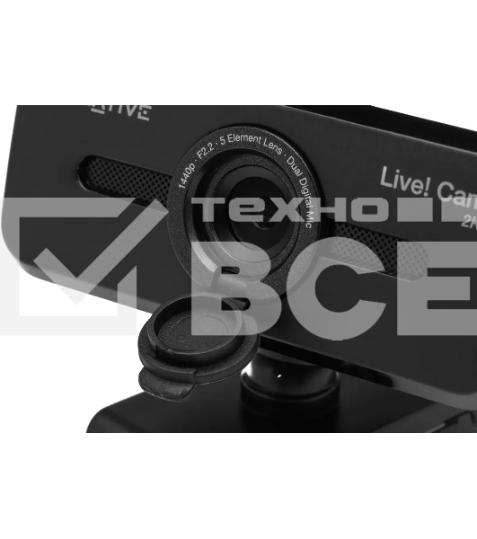 Камера Web Creative Live! Cam SYNC V3 черный 5MP (1440p) USB2.0 с микрофоном (73VF090000000)