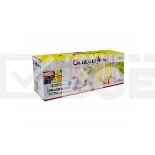 Картридж лазерный Colouring CG-CE321A голубой (1300 стр.) для принтеров HP LJ CP1525N/CP1525NW/CM1415/1415fnw