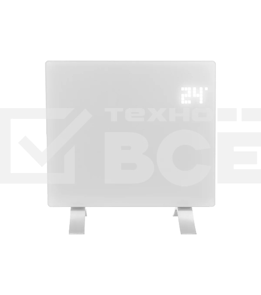 Конвектор Denzel OptiPrime-1000 белый, 1000 Вт, 15 м2, термостат, дисплей, WiFi