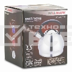 Чайник WILLMARK WTK-4221SS (3,5л, со свистком, с крышкой, нейлон ручка,ехн. Easy spout open) фиолетовый, фото4