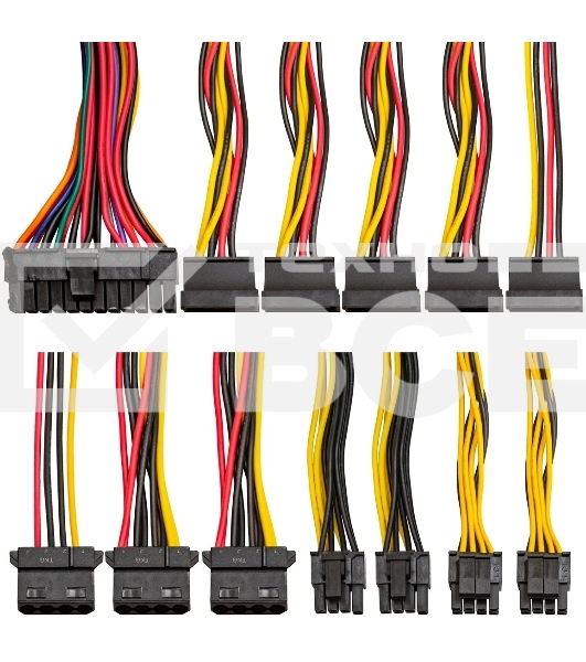 Блок питания ExeGate UNS800, 800W, (ATX, SC, 12cm fan, 24pin, 2x(4+4)pin, 2xPCI-E, 5xSATA, 3xIDE, кабель 220V 1,8м с защитой от выдергивания)