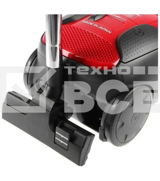 Пылесос Panasonic MC-CJ911R красный/черный, 380/1900 Вт, уборка сухая, пылесборник мешок 6 л