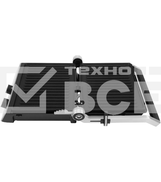 Электрогриль Hyundai HYG-4046 2200Вт черный/серебристый