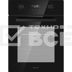 Духовой шкаф электрический Weissgauff EOY 456 PDB черный, фото 1