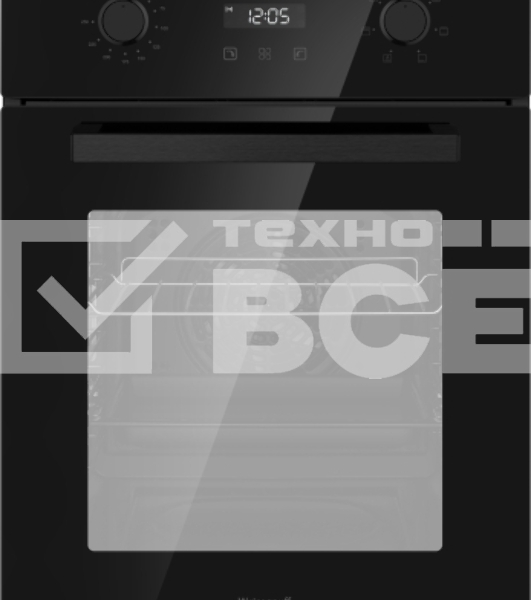 Духовой шкаф электрический Weissgauff EOY 456 PDB черный