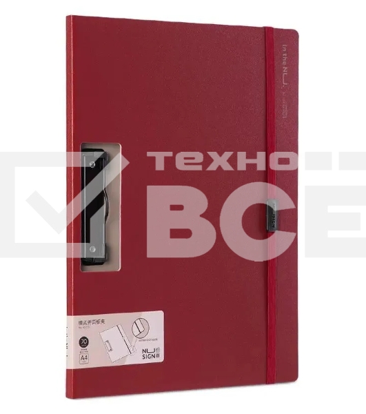 Папка-планшет Deli Nusign NS178RED A4 полипропилен красный