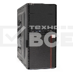 Компьютерный корпус Minitower ExeGate BA-204U-UNS450 (mATX, БП UNS450 с вент. 12см, 2хUSB+2хUSB 3.0, аудио, черный), фото 1