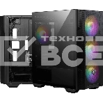 Компьютерный корпус MSI MAG FORGE M100R 1xUSB 3.0, 2xUSB 2.0, 4x120мм ARGB Fan, ARGB Control Board, Tempered Glass Window, Brown Box (932220), фото6