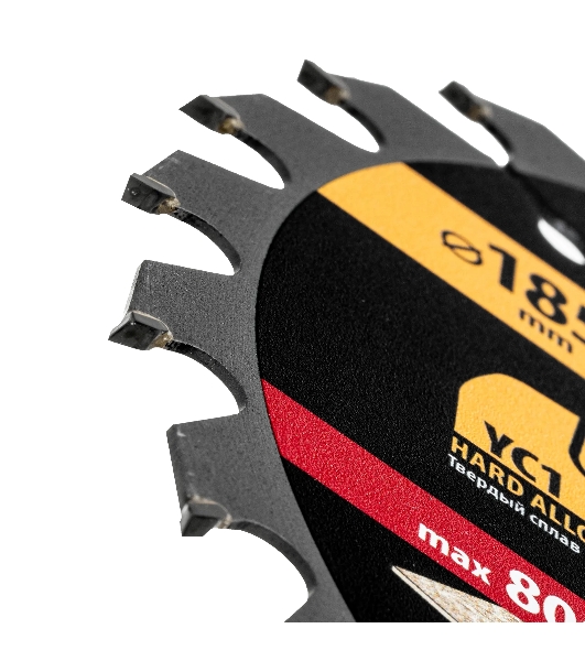 Пильный диск по дереву с гвоздями Denzel ф185 х 20 мм, 24 зубов 733937