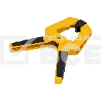 Струбцина клещеобразная Denzel усиленная 80 х 60 мм, двухкомпонентные рукоятки, фото6