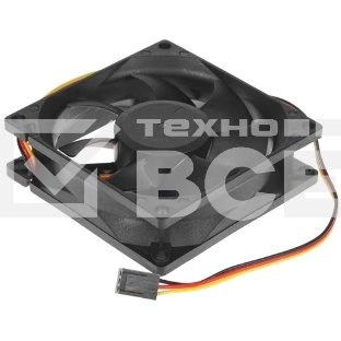Вентилятор для корпуса Gembird 80x80x25, гидрод., тихий, 3 pin/4pin Molex, провод 30 см (S8025H-3P4M)