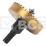 Коронка по металлу Denzel HSS, 60 мм, нитридтитановое покрытие, фото2