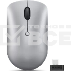 Мышь беспроводная Lenovo 540 светло-серый, 2400 dpi, радиоканал, USB-C, кнопки - 4, фото 1