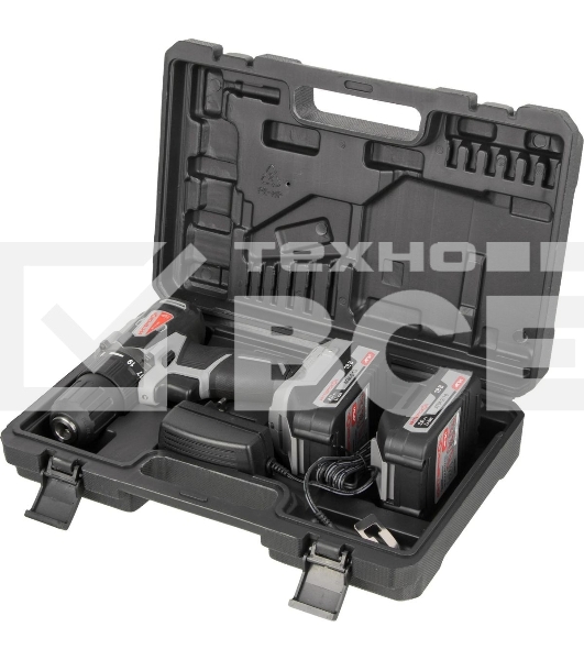 Дрель-шуруповерт аккумуляторная ИНТЕРСКОЛ ДА-13/18ВК 575.2.2.70, 2 аккум., 2А·ч, кейс, АПИ