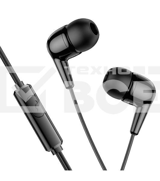 Проводные наушники Hoco M97a черный, внутриканальные