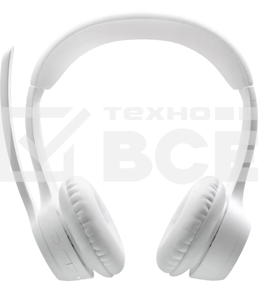 Гарнитура Logitech Zone 300 белый, беспроводная, Bluetooth, до 16 ч