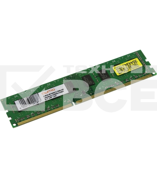 Оперативная память QUMO, DDR3L, 4GB (1x4GB), 1600MHz, CL11, DIMM