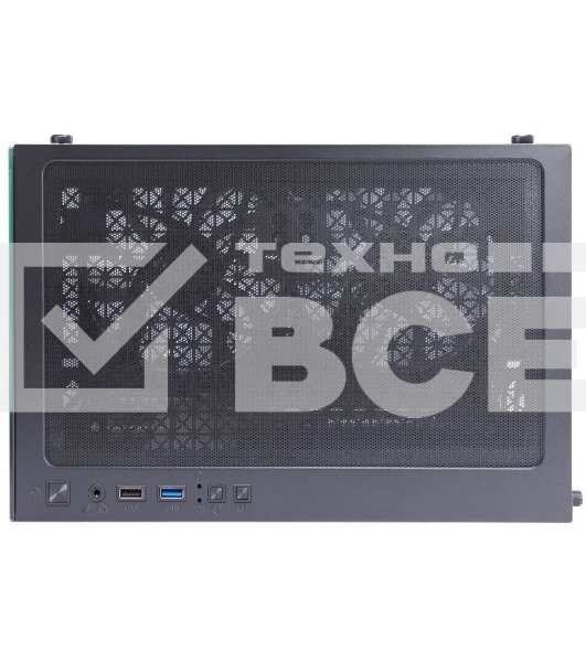 Компьютерный корпус 1STPLAYER MIKU Mi2 Black / mATX / 3x120mm LED fans / Mi2-BK-3F1