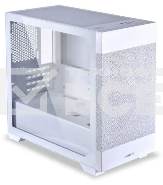 Компьютерный корпус Lian-Li Lancool 205M Mesh белый без БП ATX 2xUSB3.0 audio bott PSU