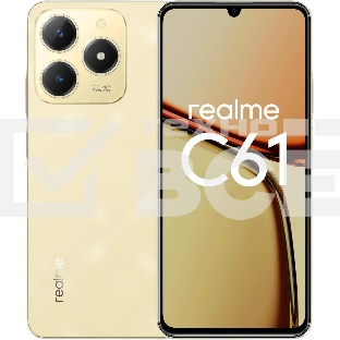Смартфон Realme C61, 8/128Gb, золотистый