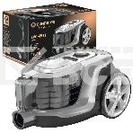 Пылесос Eurostek EVC-4511 серебристый, 420/2500 Вт, уборка сухая, пылесборник контейнер 3 л, фото4