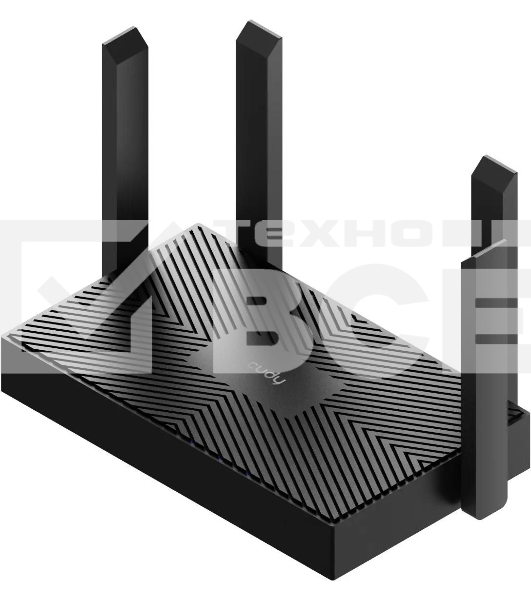 Роутер беспроводной Cudy WR1500 AX1500 10/100/1000 черный