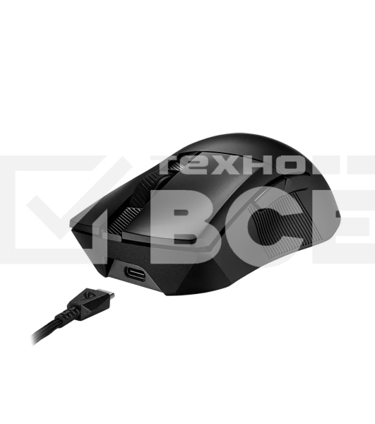 Мышь беспроводная/проводная ASUS P711 ROG Gladius III черный, 36000 dpi, радиоканал, Bluetooth, USB, кнопки - 6