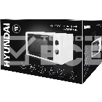 Микроволновая печь Hyundai HYM-M2048 белый, 20 л, 700 Вт, переключатели - поворотный механизм, фото2